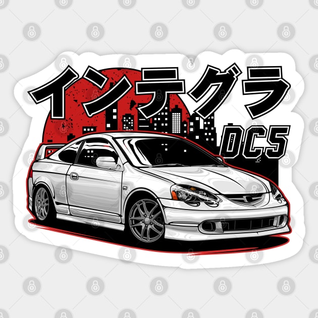 Integra DC5 Type R Sticker by idrdesign